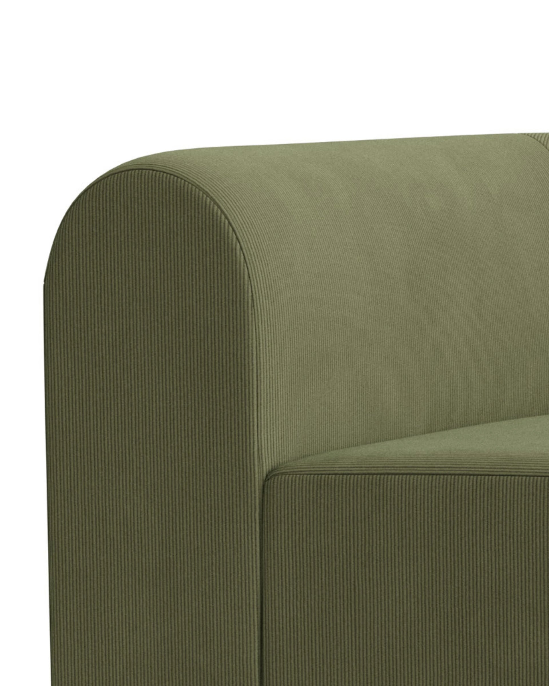 Berg Right Chaise Module - Corduroy Forest