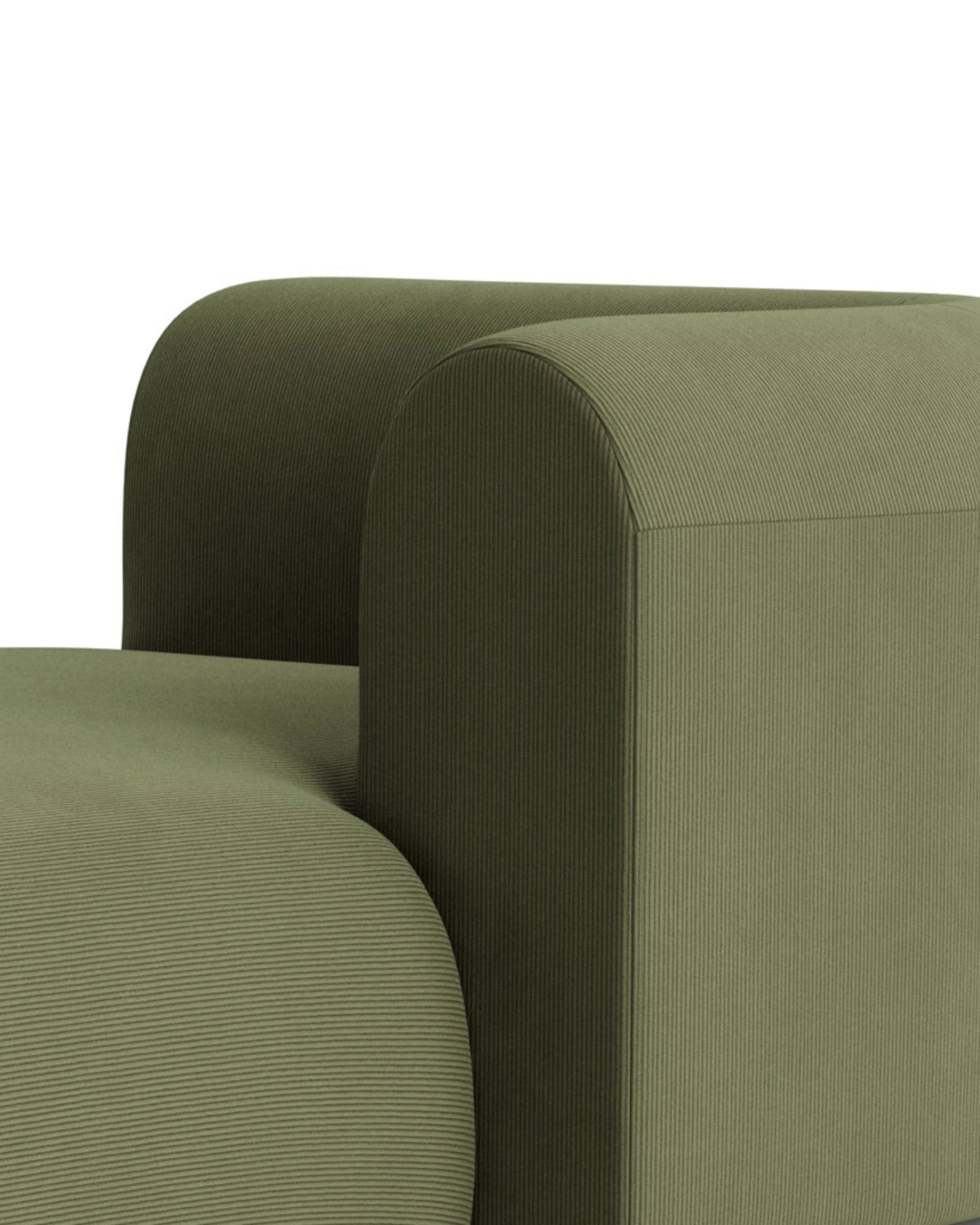 Berg Right Chaise Module - Corduroy Forest