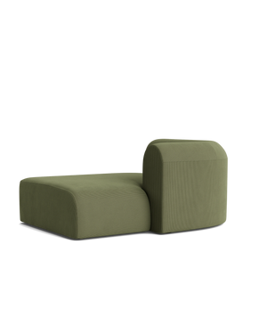 Berg Right Chaise Module - Corduroy Forest