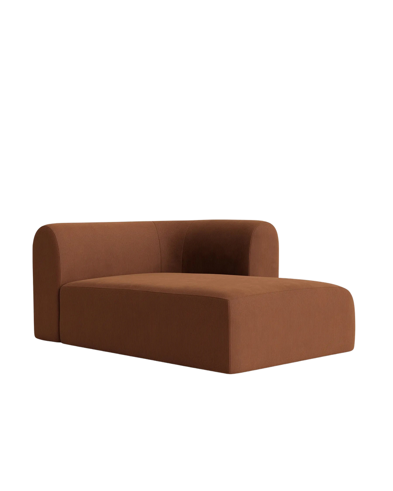 Berg Right Chaise Module - Corduroy Cocoa