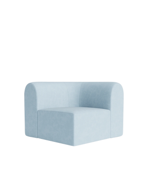 Berg Corner Module - Fossil Powder Blue