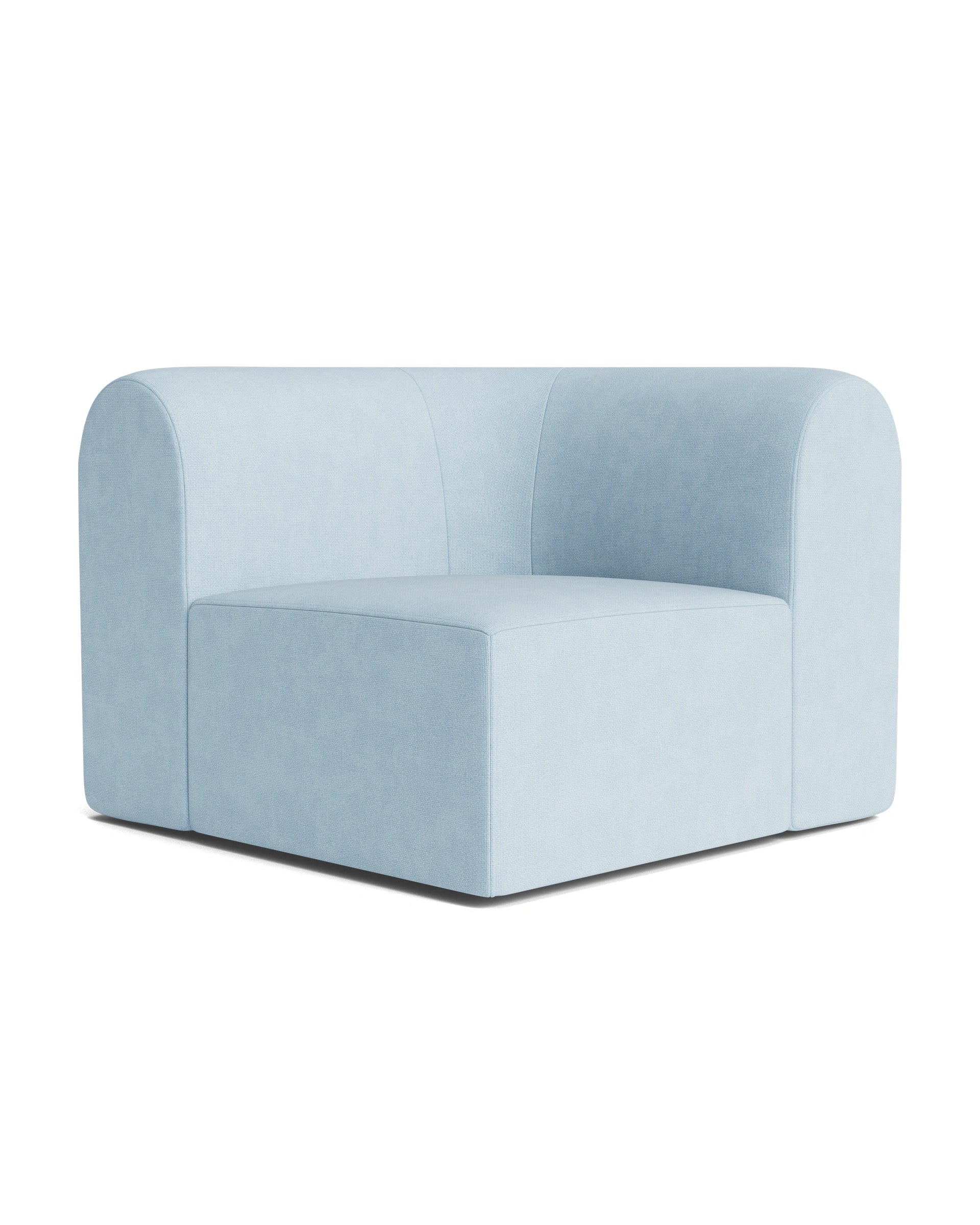 Berg Corner Module - Fossil Powder Blue