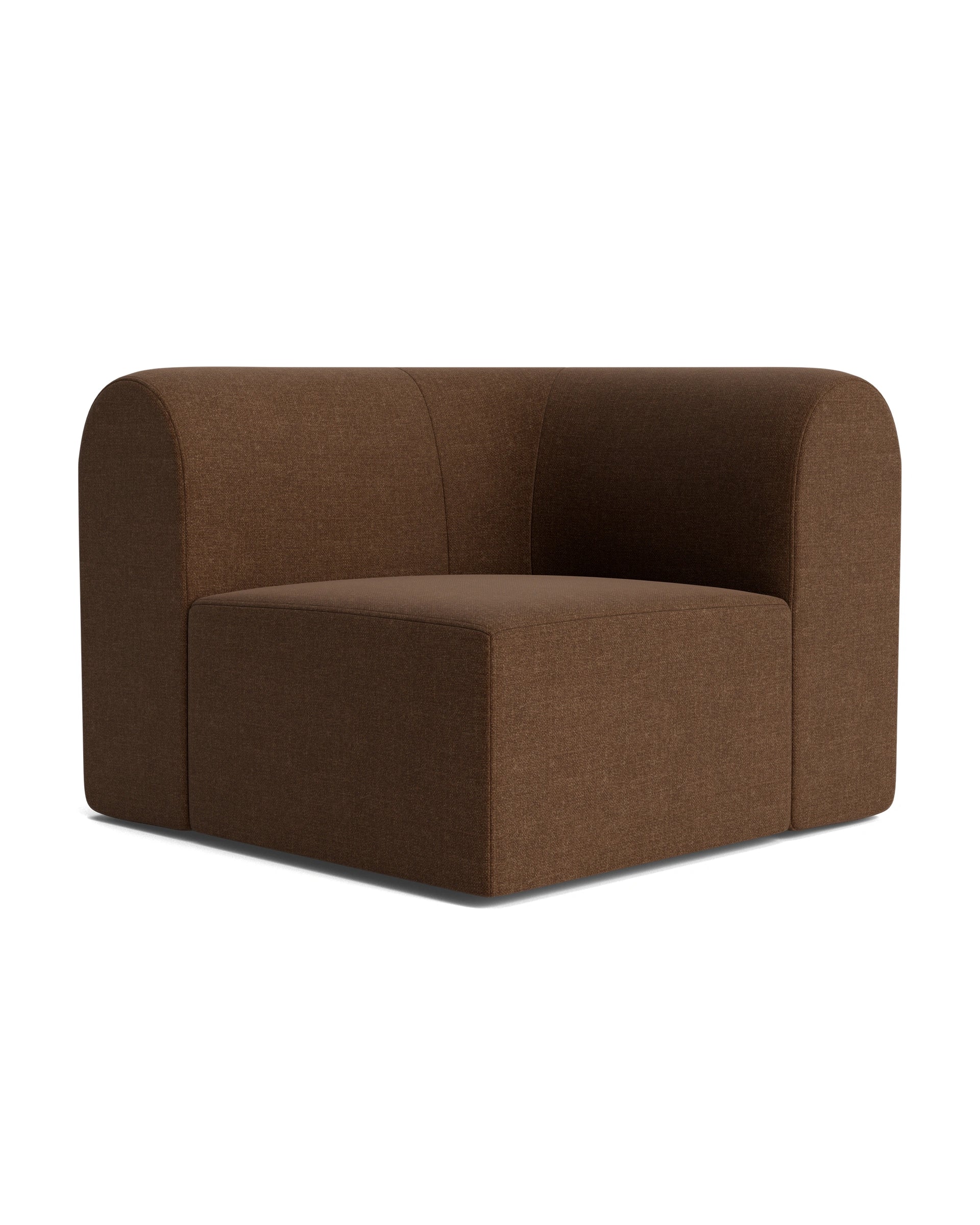 Berg Corner Module - Fossil Chocolate