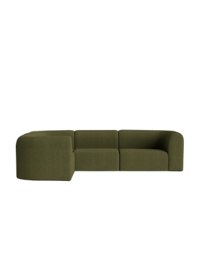 Berg LHF Closed Chaise Sofa - Copenhagen Forest