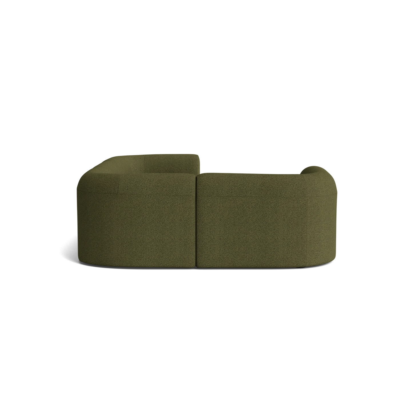 Berg LHF Closed Chaise Sofa - Copenhagen Forest