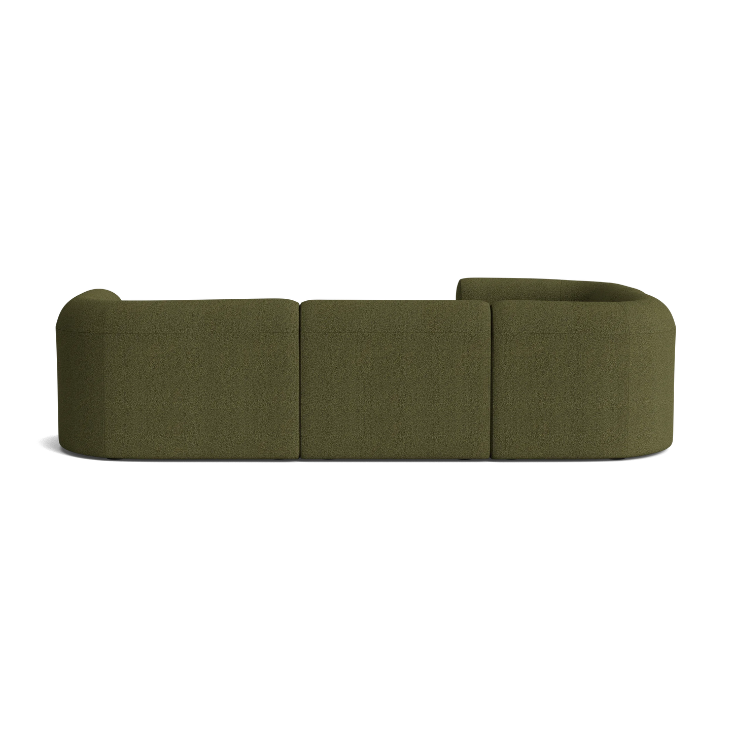 Berg LHF Closed Chaise Sofa - Copenhagen Forest