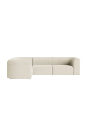 Berg LHF Closed Chaise Sofa - Copenhagen Grey