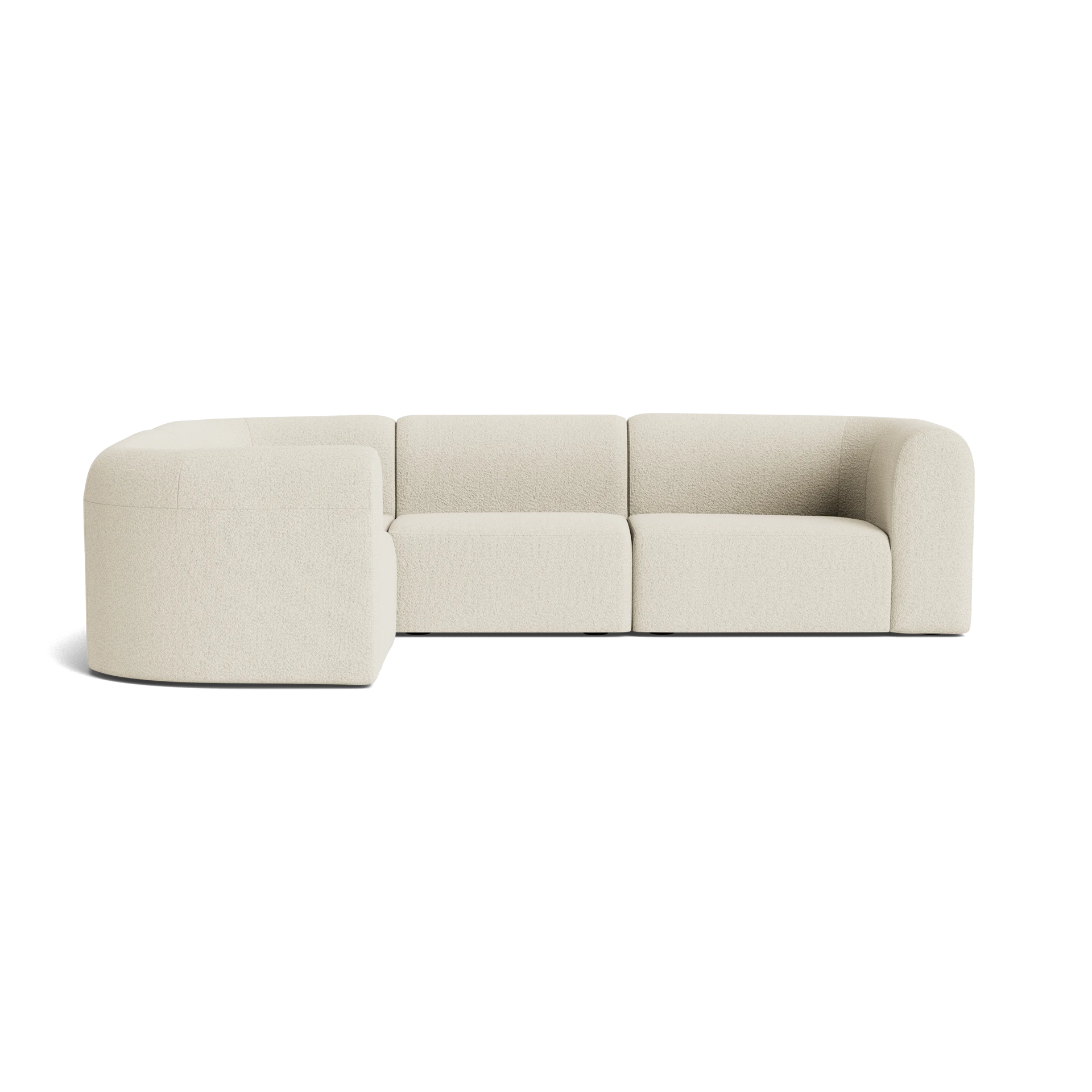 Berg LHF Closed Chaise Sofa - Copenhagen Grey