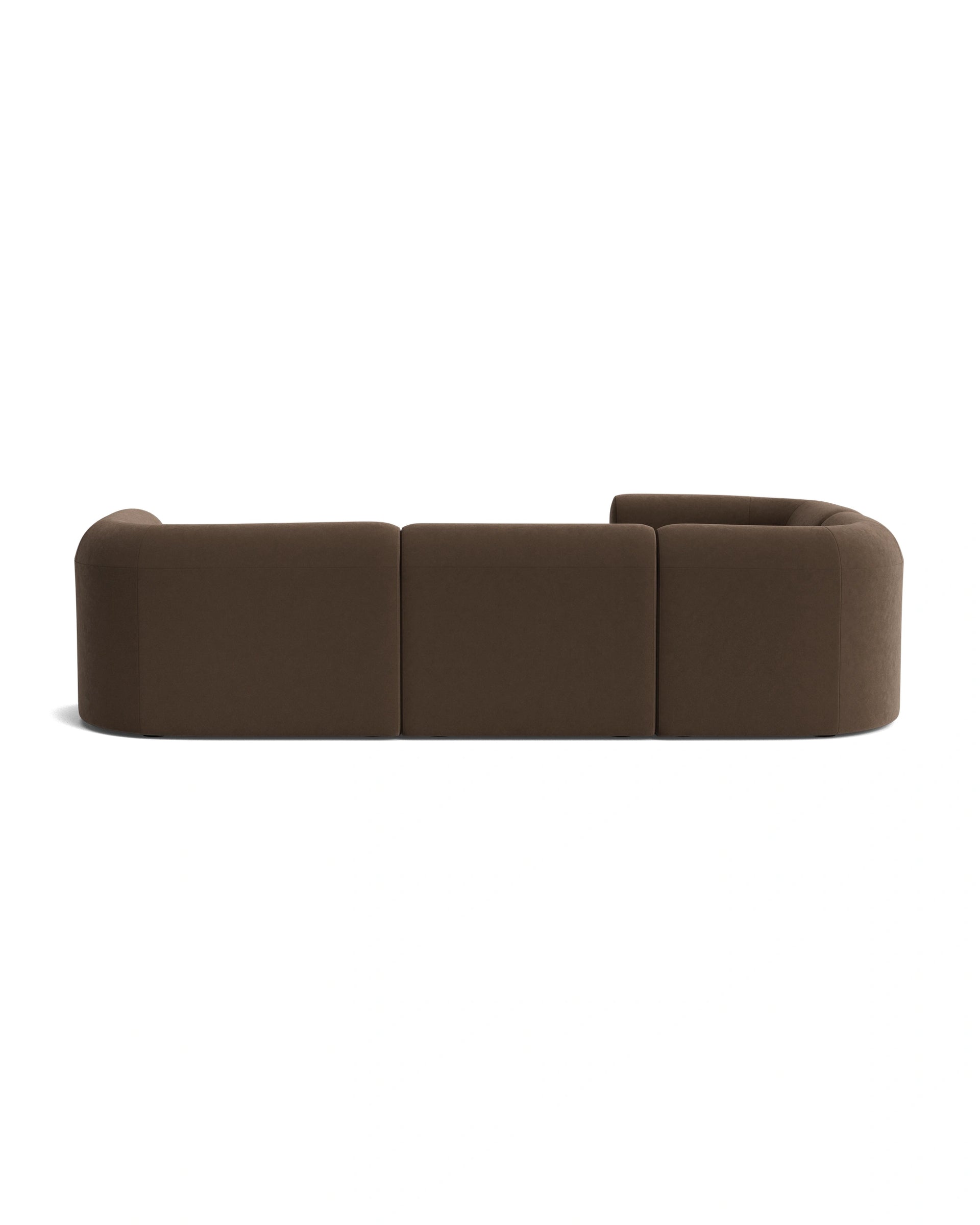 Berg LHF Closed Chaise Sofa - Eden Java
