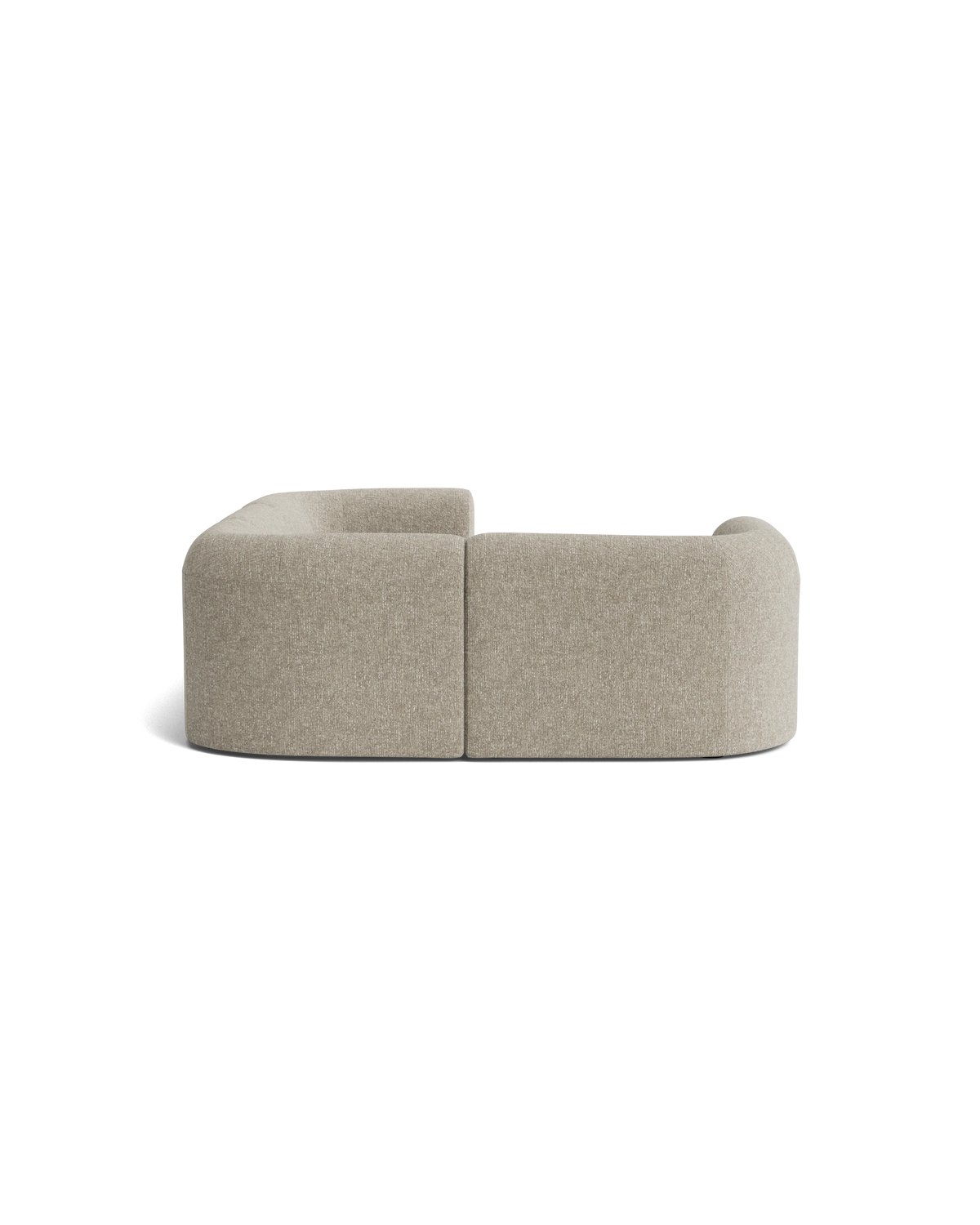 Berg LHF Closed Chaise Sofa - Fleck Smoke