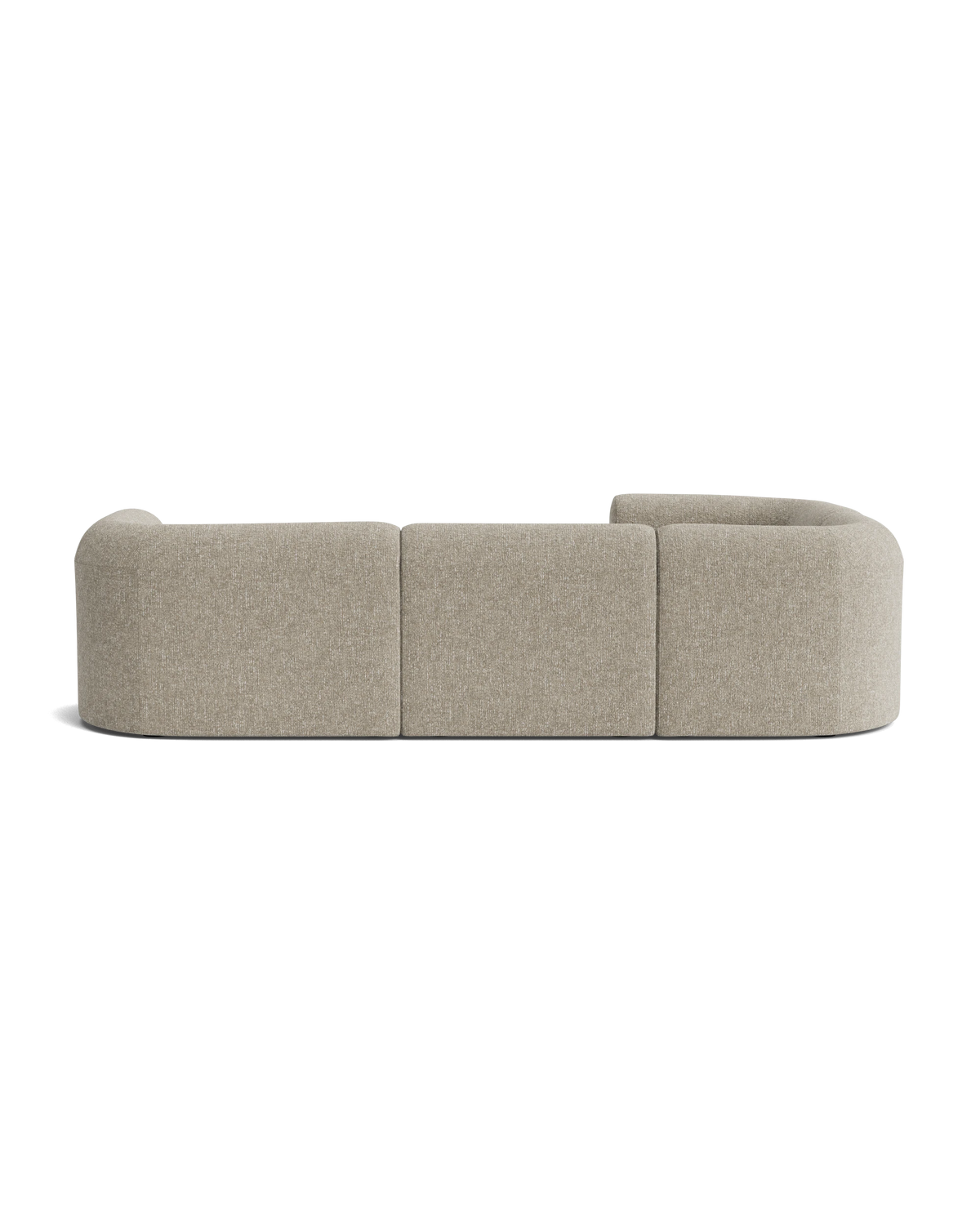 Berg LHF Closed Chaise Sofa - Fleck Smoke