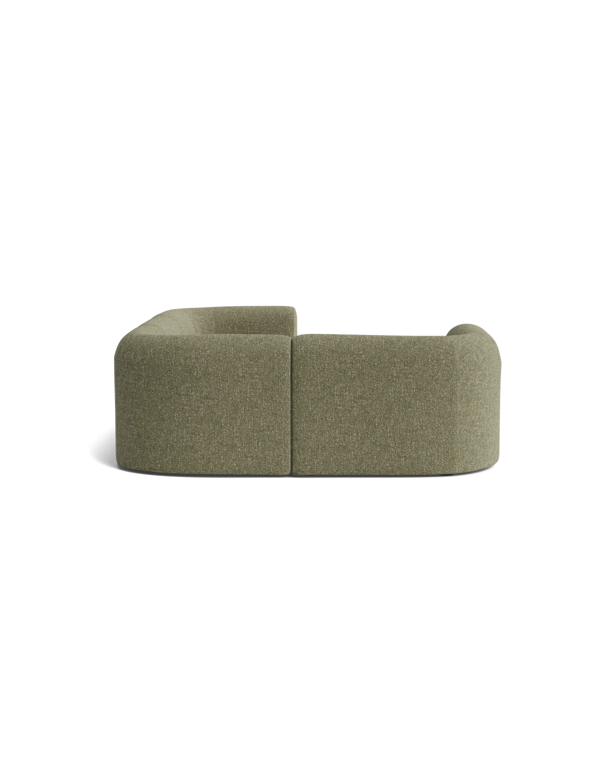Berg LHF Closed Chaise Sofa - Fleck Olive