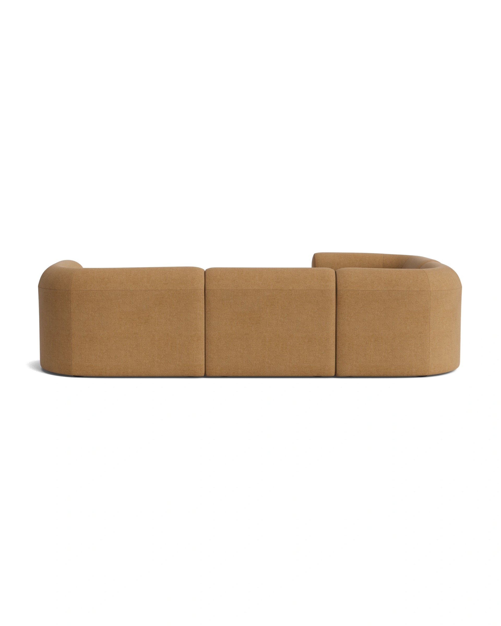 Berg LHF Closed Chaise Sofa - Fossil Fawn