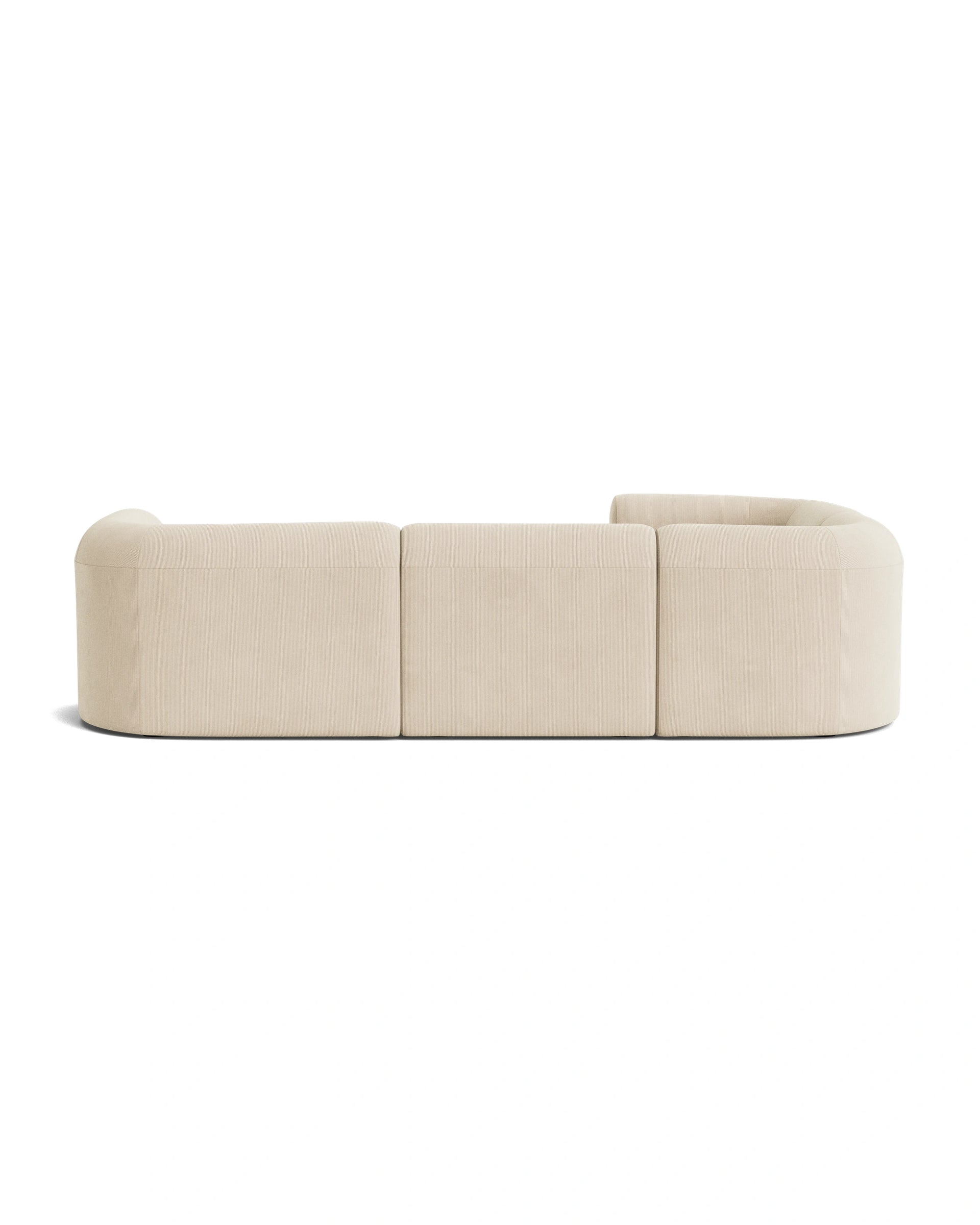 Berg LHF Closed Chaise Sofa - Corduroy Mist