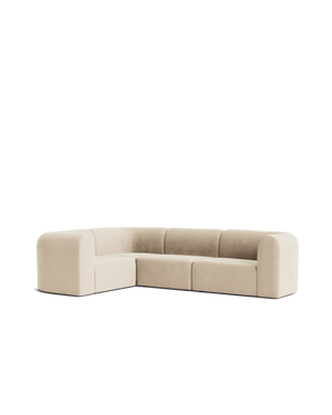 Berg LHF Closed Chaise Sofa - Corduroy Mist
