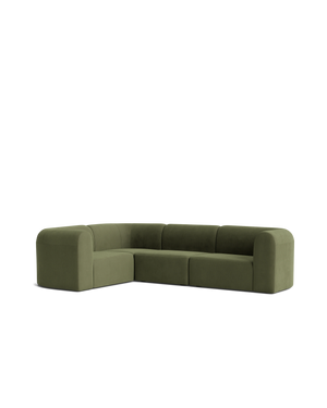 Berg LHF Closed Chaise Sofa - Corduroy Forest
