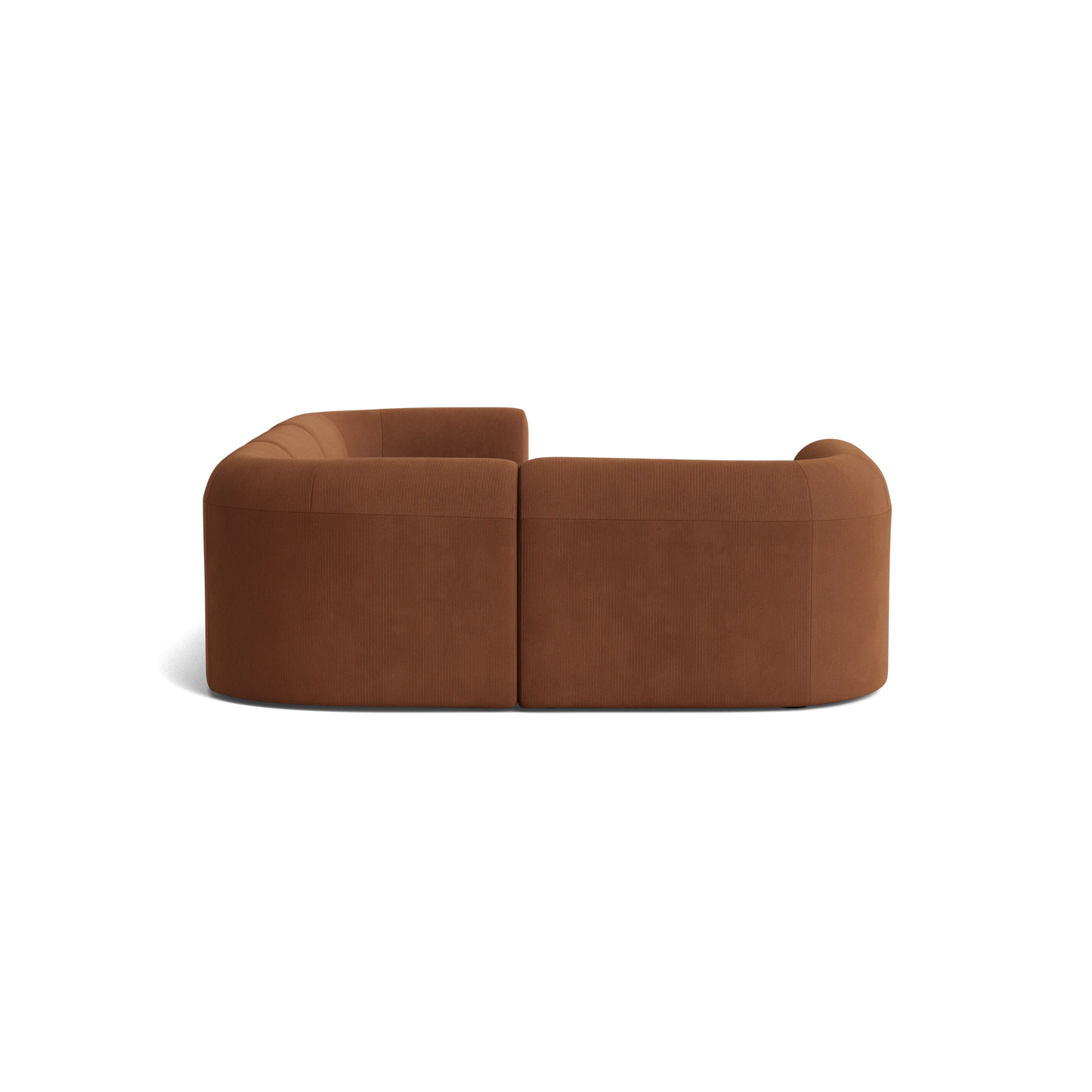 Berg LHF Closed Chaise Sofa - Corduroy Cocoa