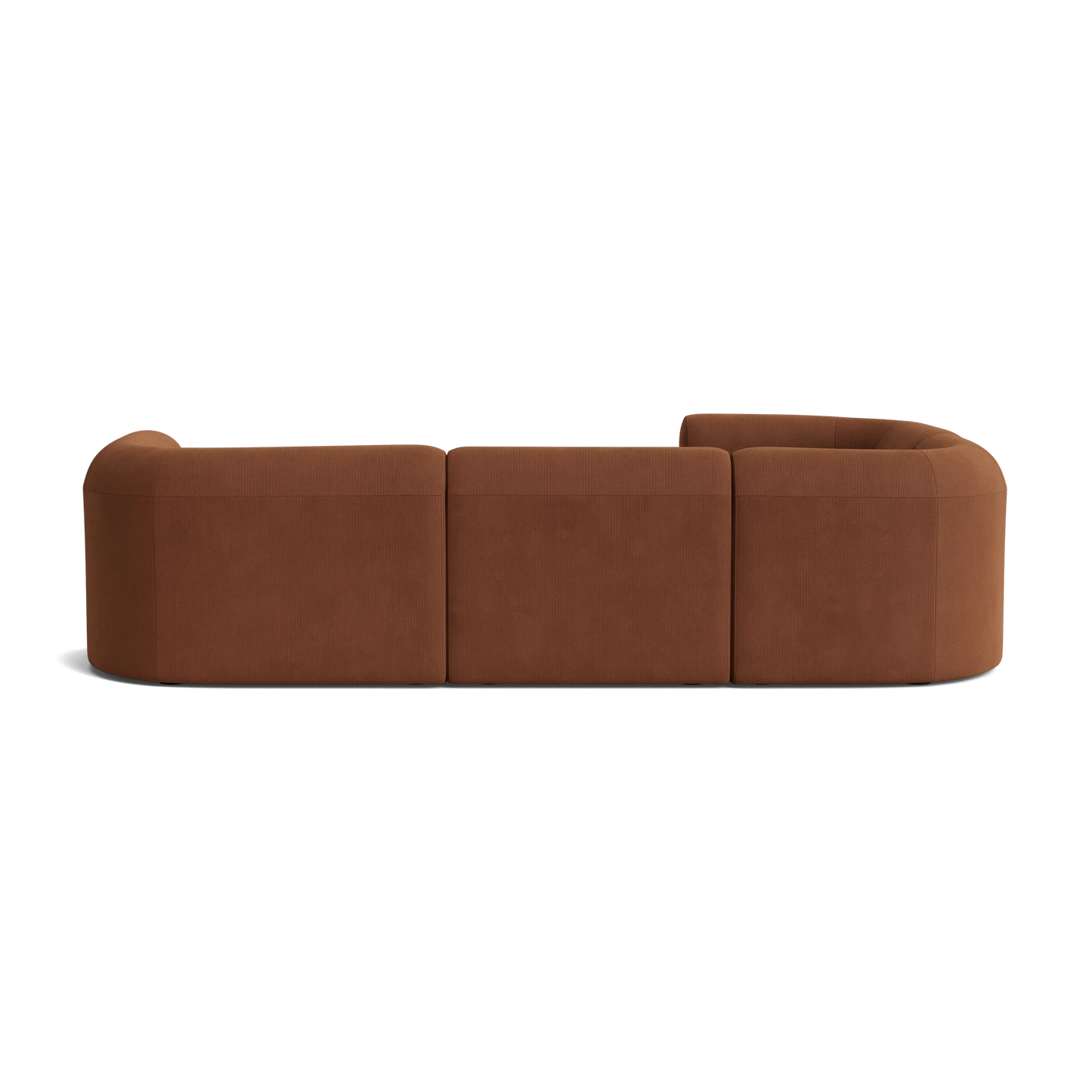 Berg LHF Closed Chaise Sofa - Corduroy Cocoa