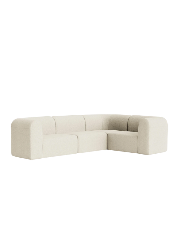 Berg RHF Closed Chaise Sofa - Copenhagen Grey