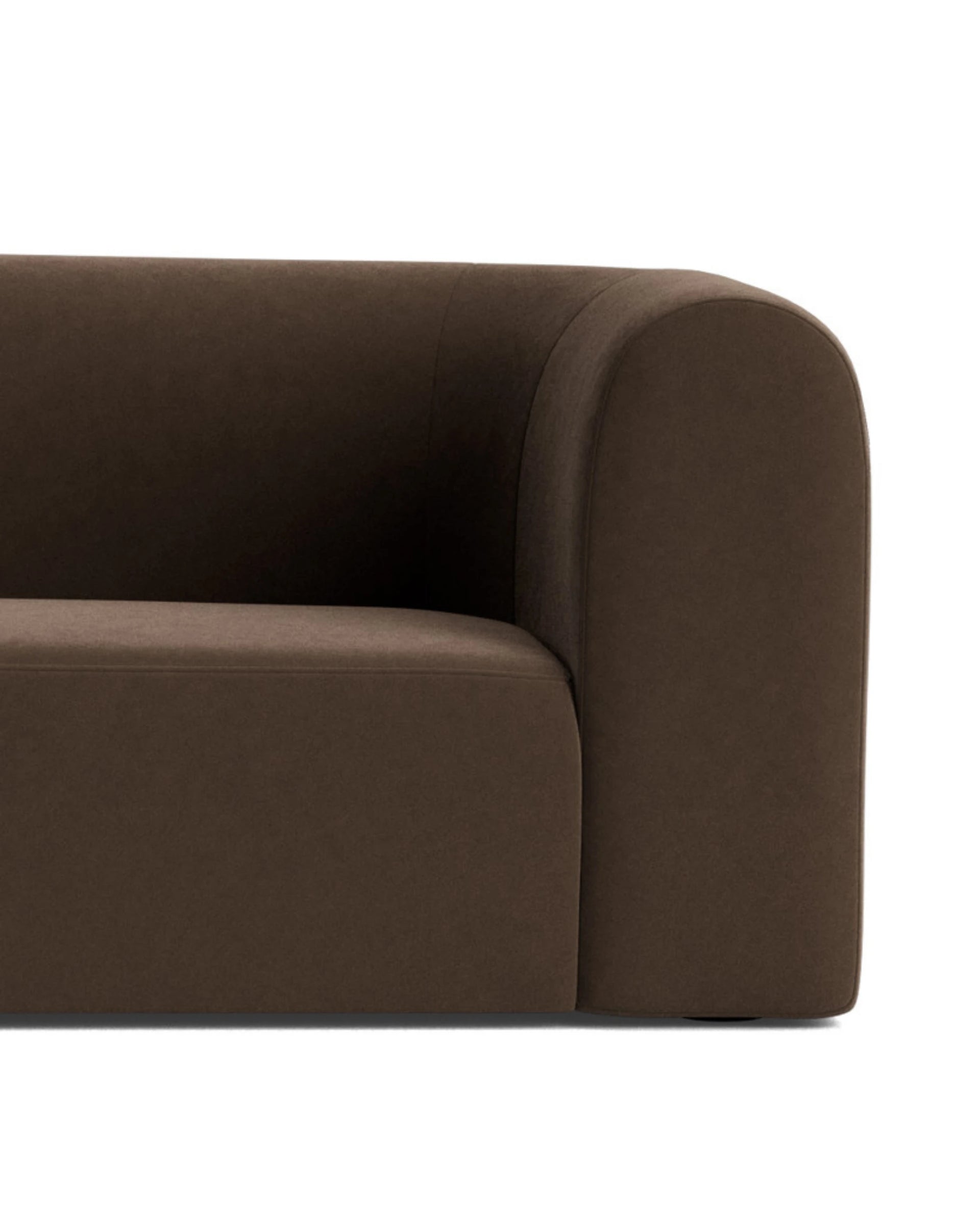 Berg RHF Closed Chaise Sofa - Eden Java