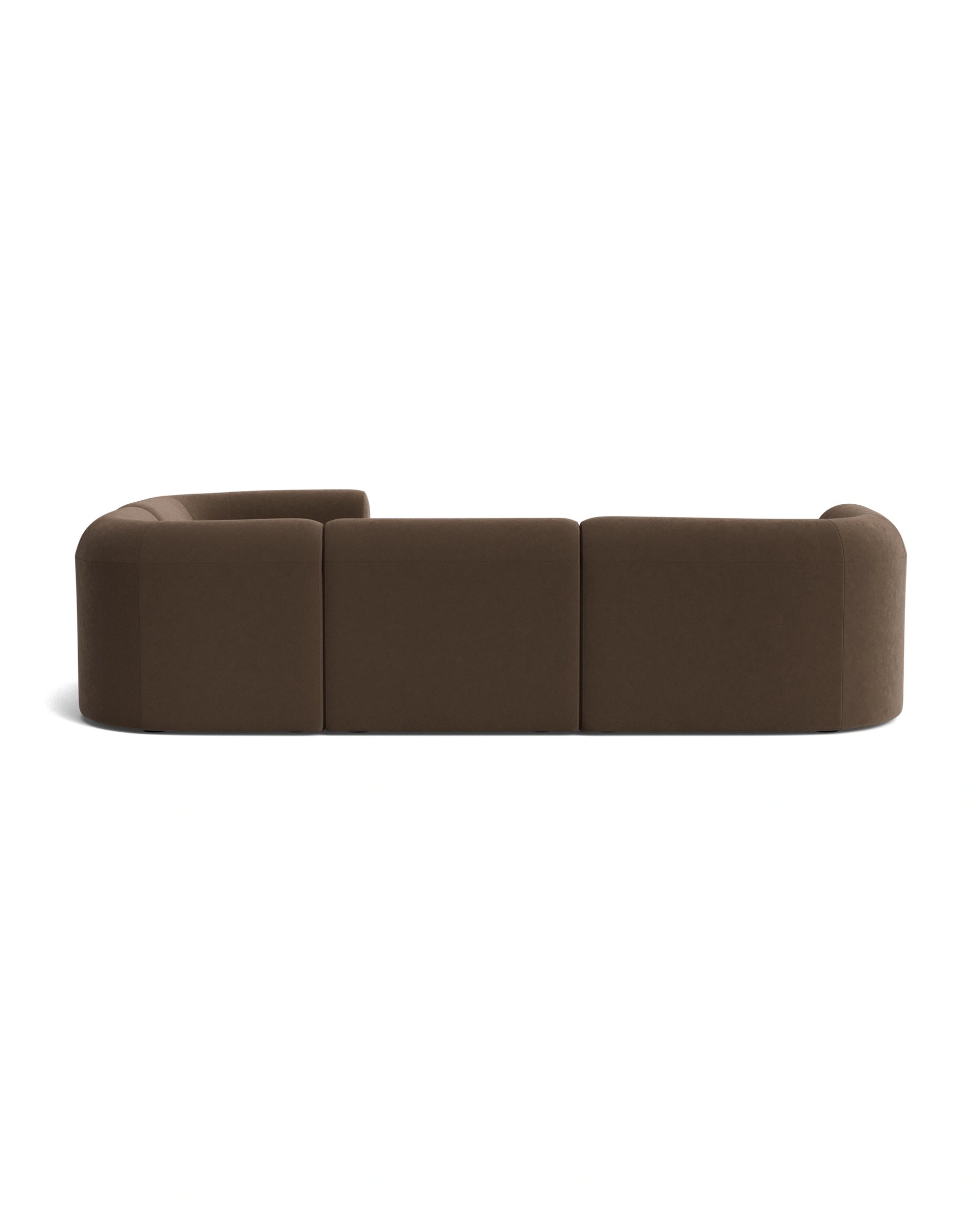 Berg RHF Closed Chaise Sofa - Eden Java