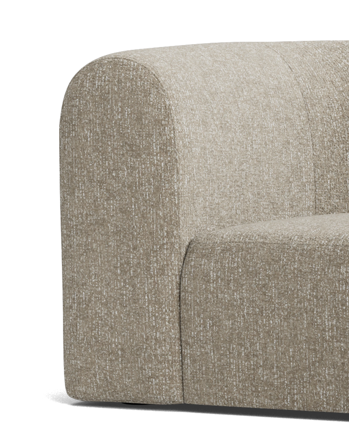 Berg RHF Closed Chaise Sofa - Fleck Smoke