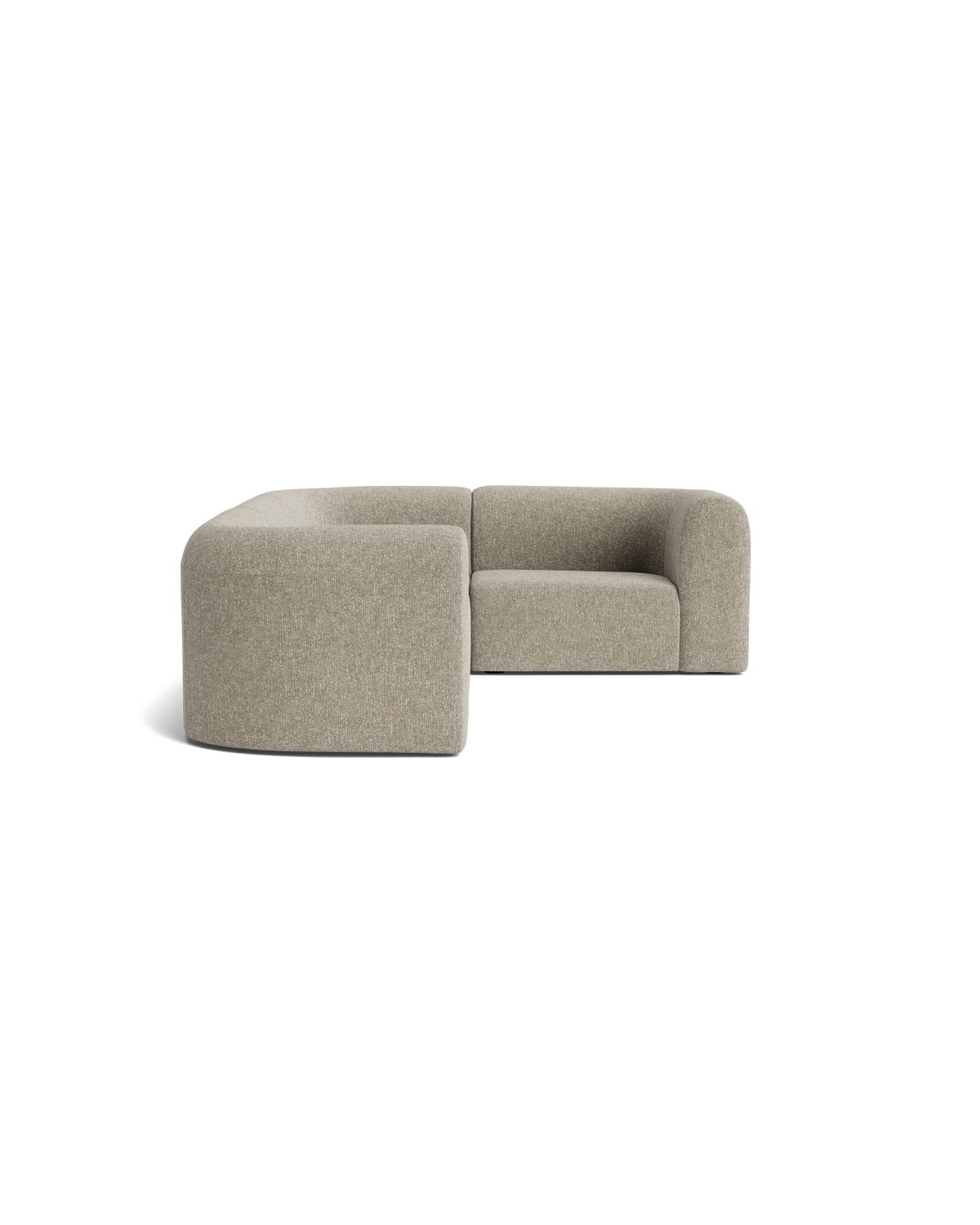 Berg RHF Closed Chaise Sofa - Fleck Smoke