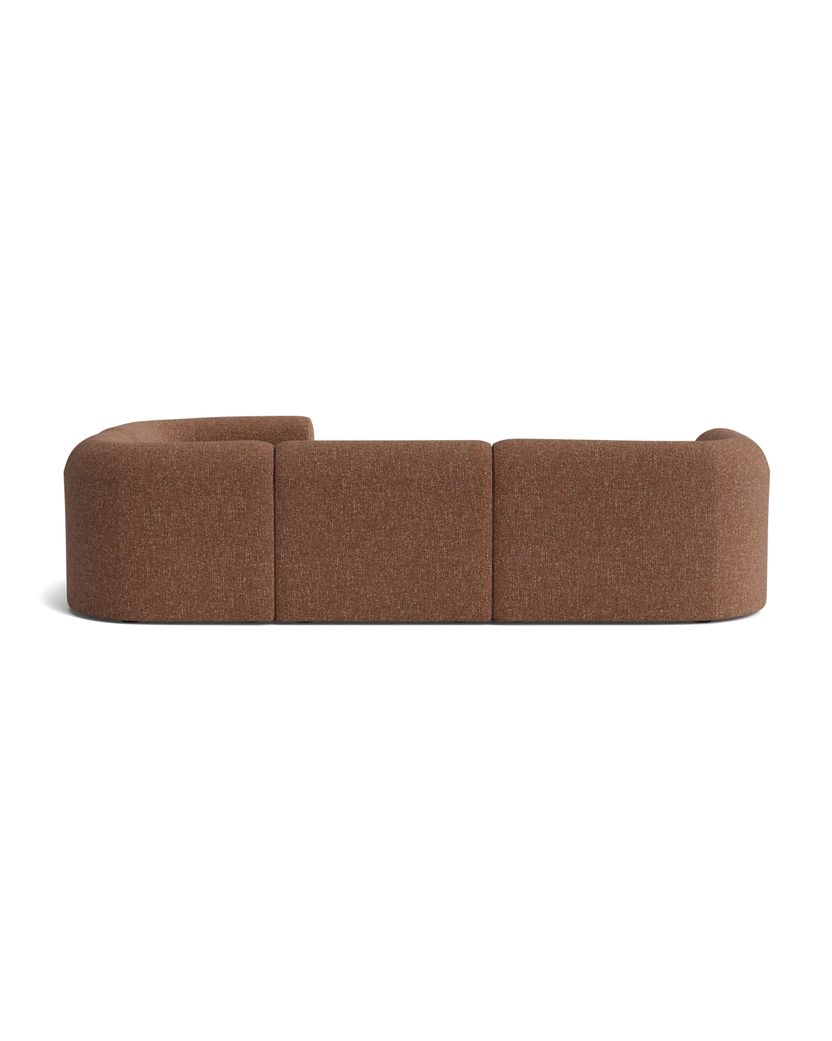 Berg RHF Closed Chaise Sofa - Fleck Rust