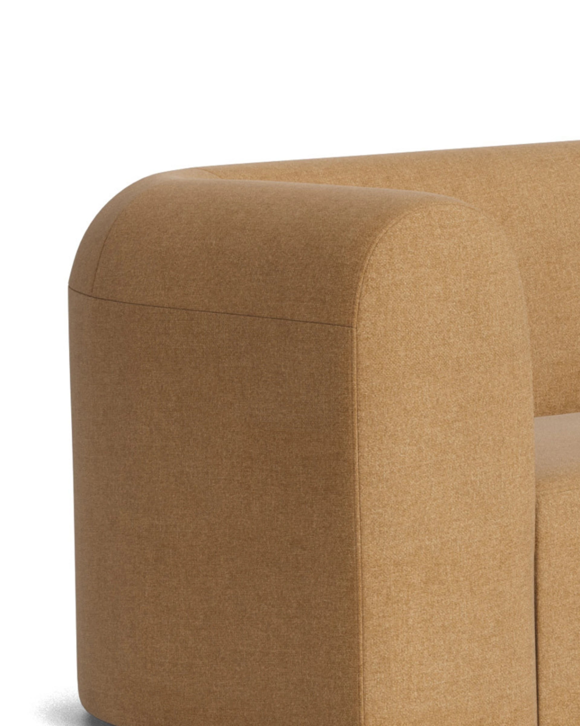 Berg RHF Closed Chaise Sofa - Fossil Fawn