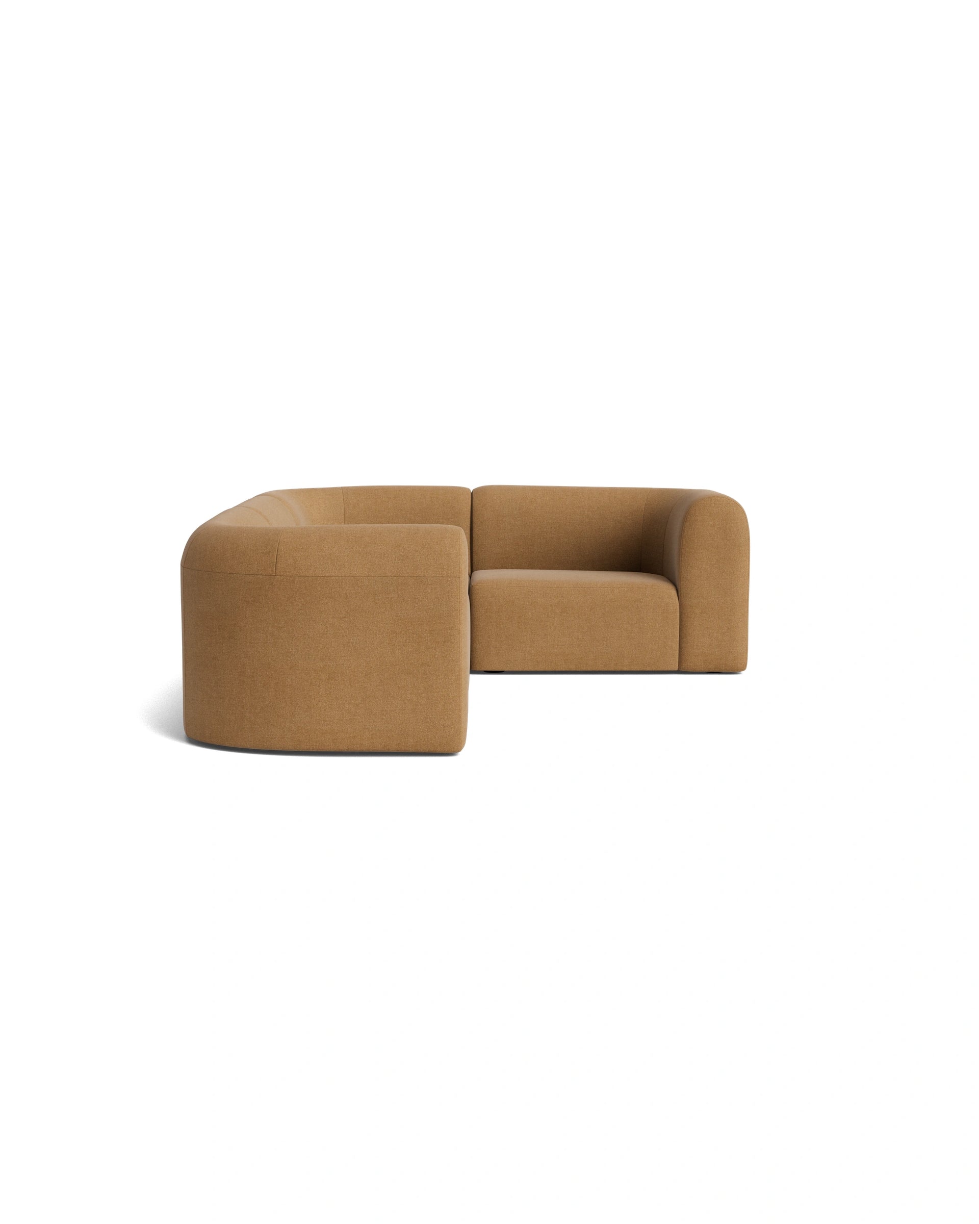 Berg RHF Closed Chaise Sofa - Fossil Fawn