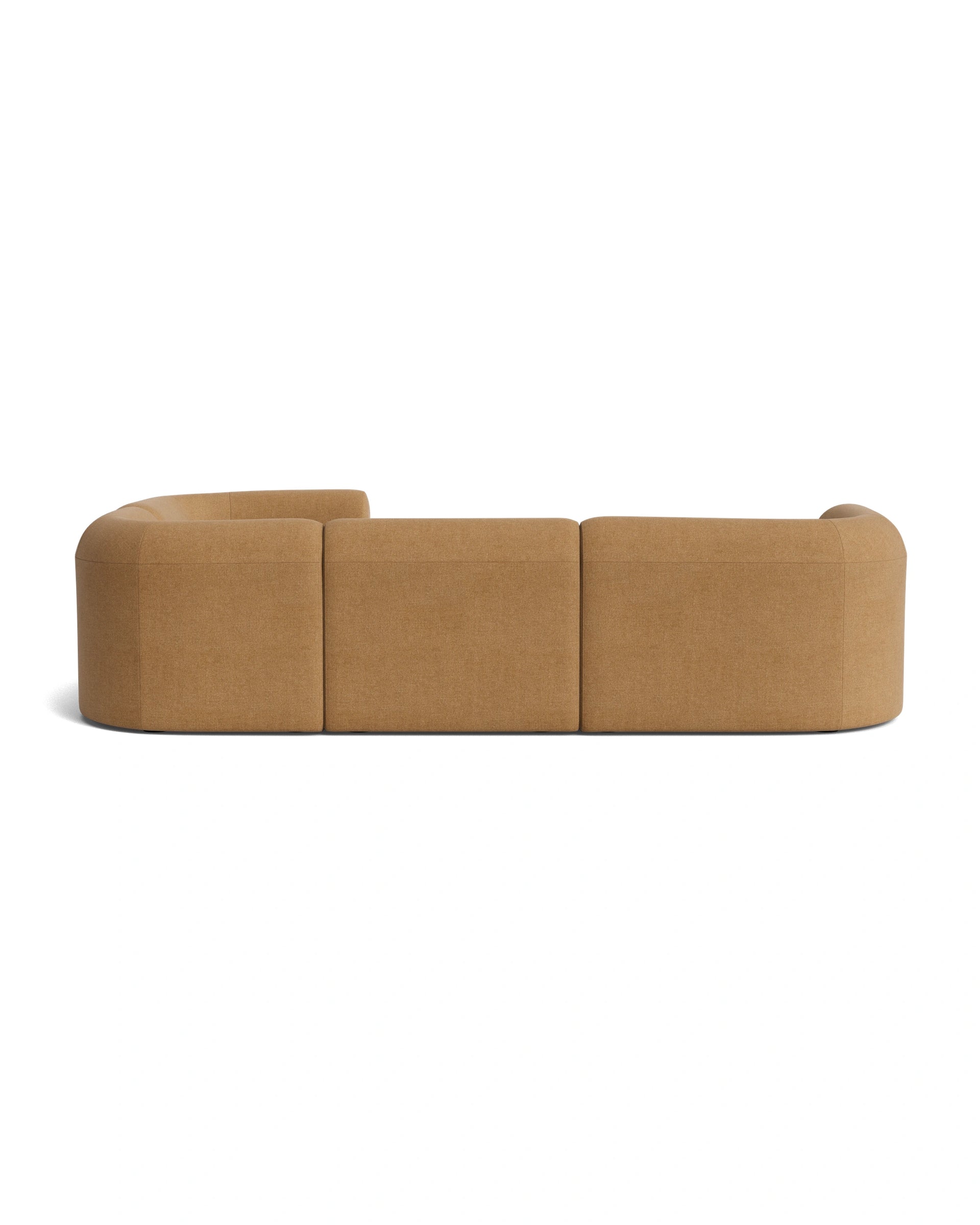 Berg RHF Closed Chaise Sofa - Fossil Fawn