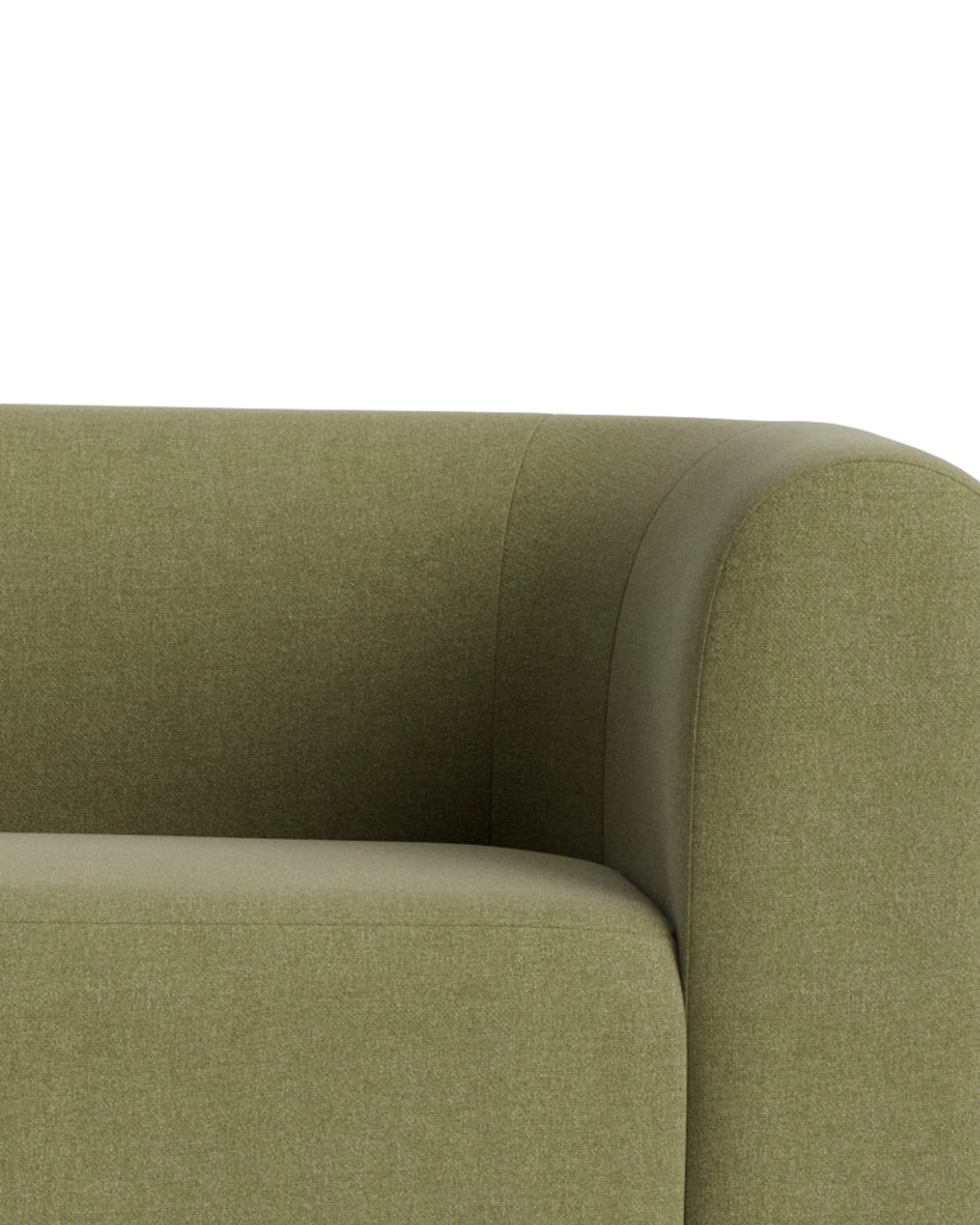 Berg RHF Closed Chaise Sofa - Fossil Eucalyptus