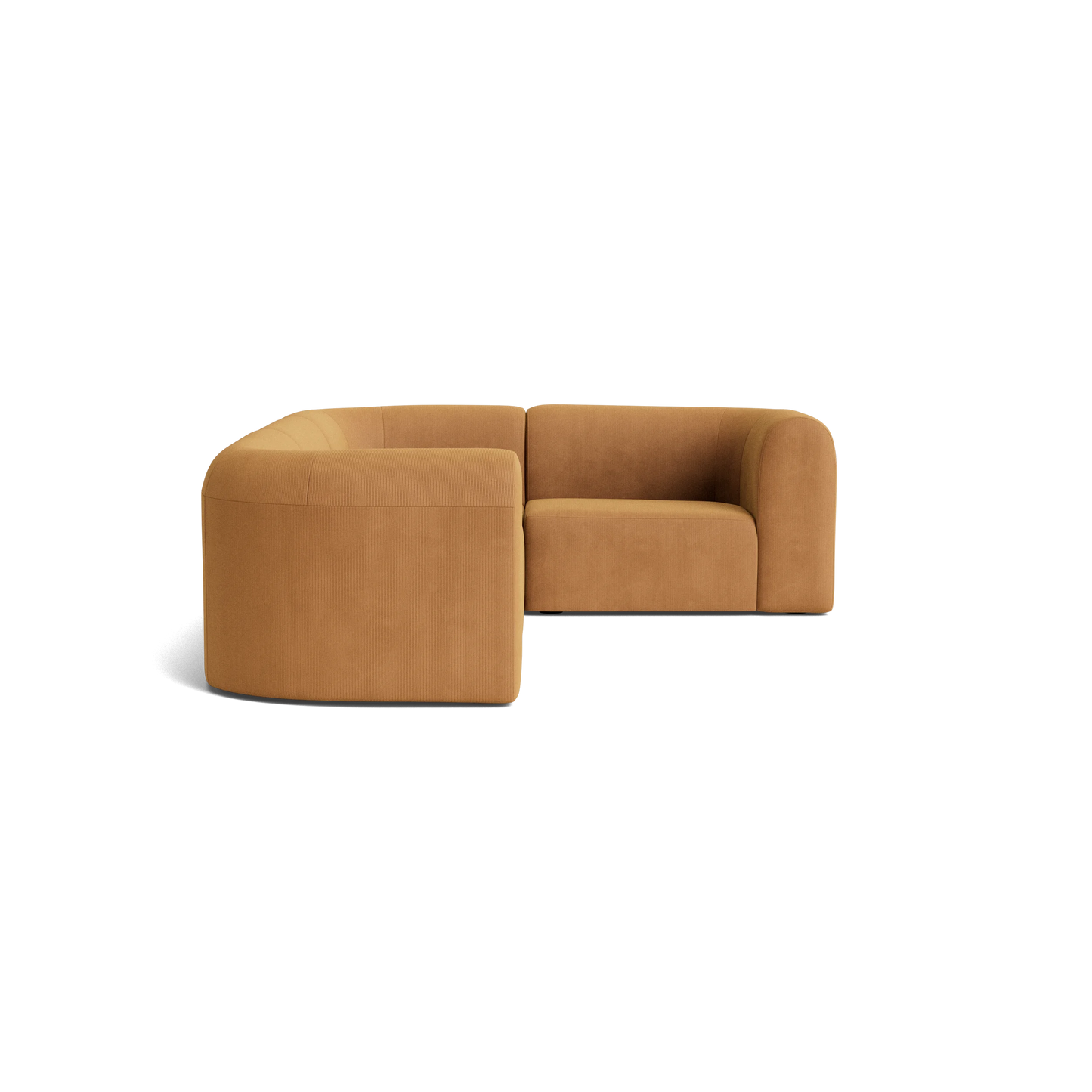 Berg RHF Closed Chaise Sofa - Corduroy Fawn