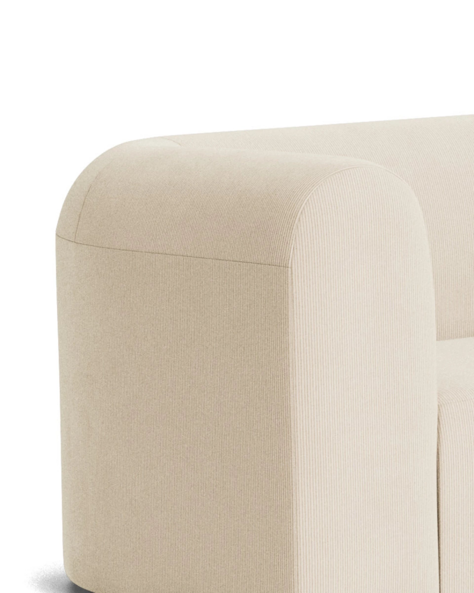 Berg RHF Closed Chaise Sofa - Corduroy Mist