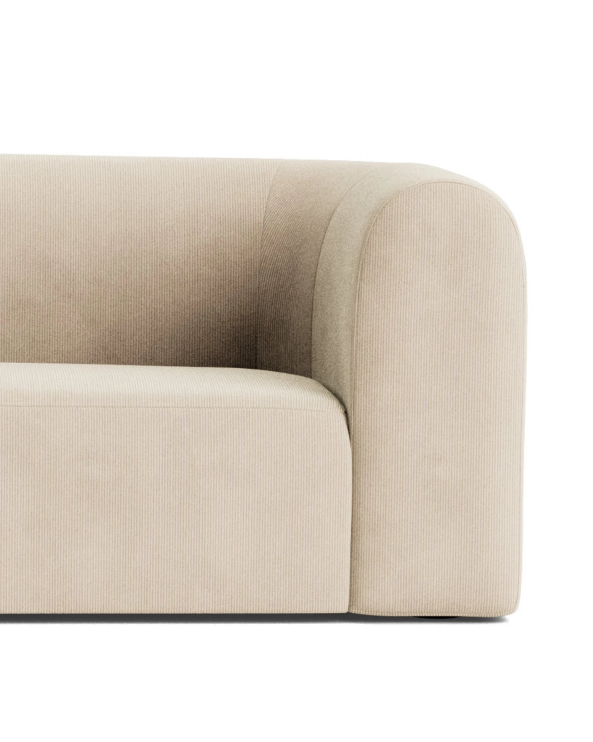 Berg RHF Closed Chaise Sofa - Corduroy Mist