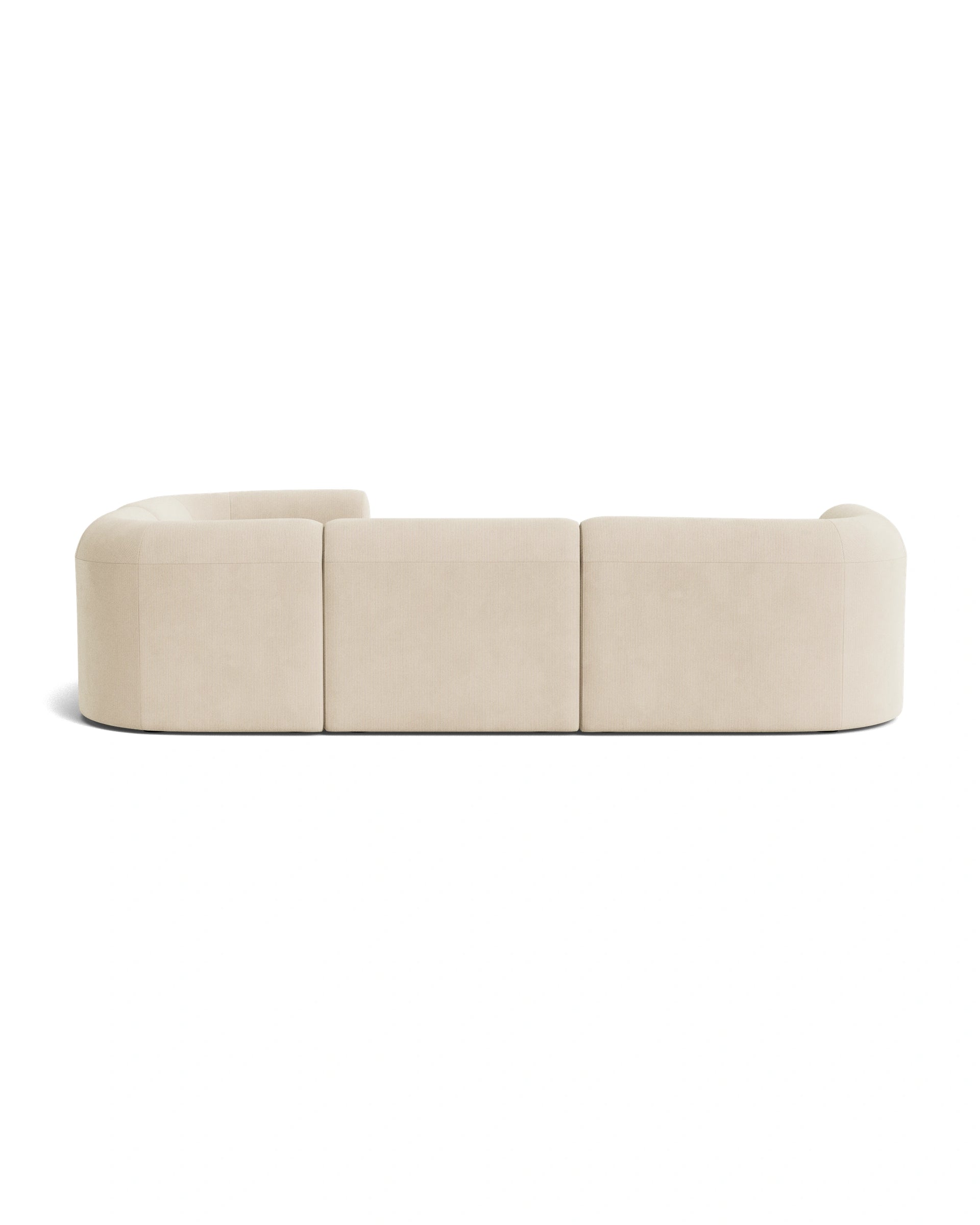 Berg RHF Closed Chaise Sofa - Corduroy Mist