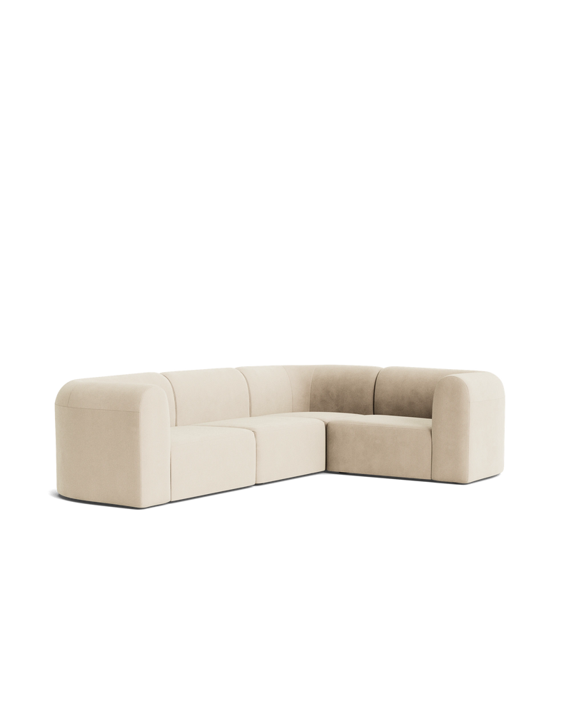 Berg RHF Closed Chaise Sofa - Corduroy Mist