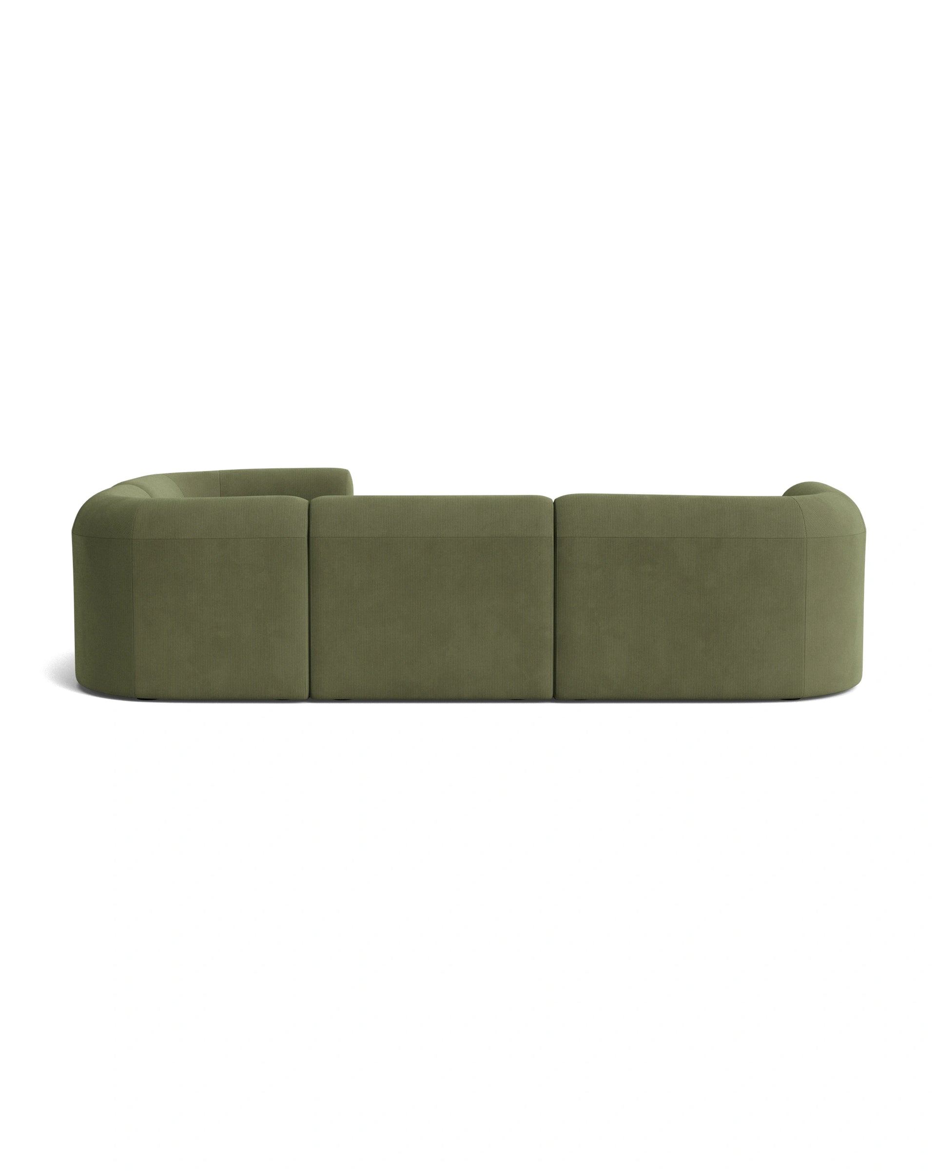 Berg RHF Closed Chaise Sofa - Corduroy Forest