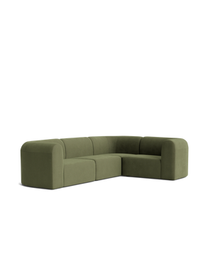 Berg RHF Closed Chaise Sofa - Corduroy Forest