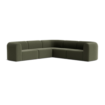 Berg Corner Sofa - Eden Leaf