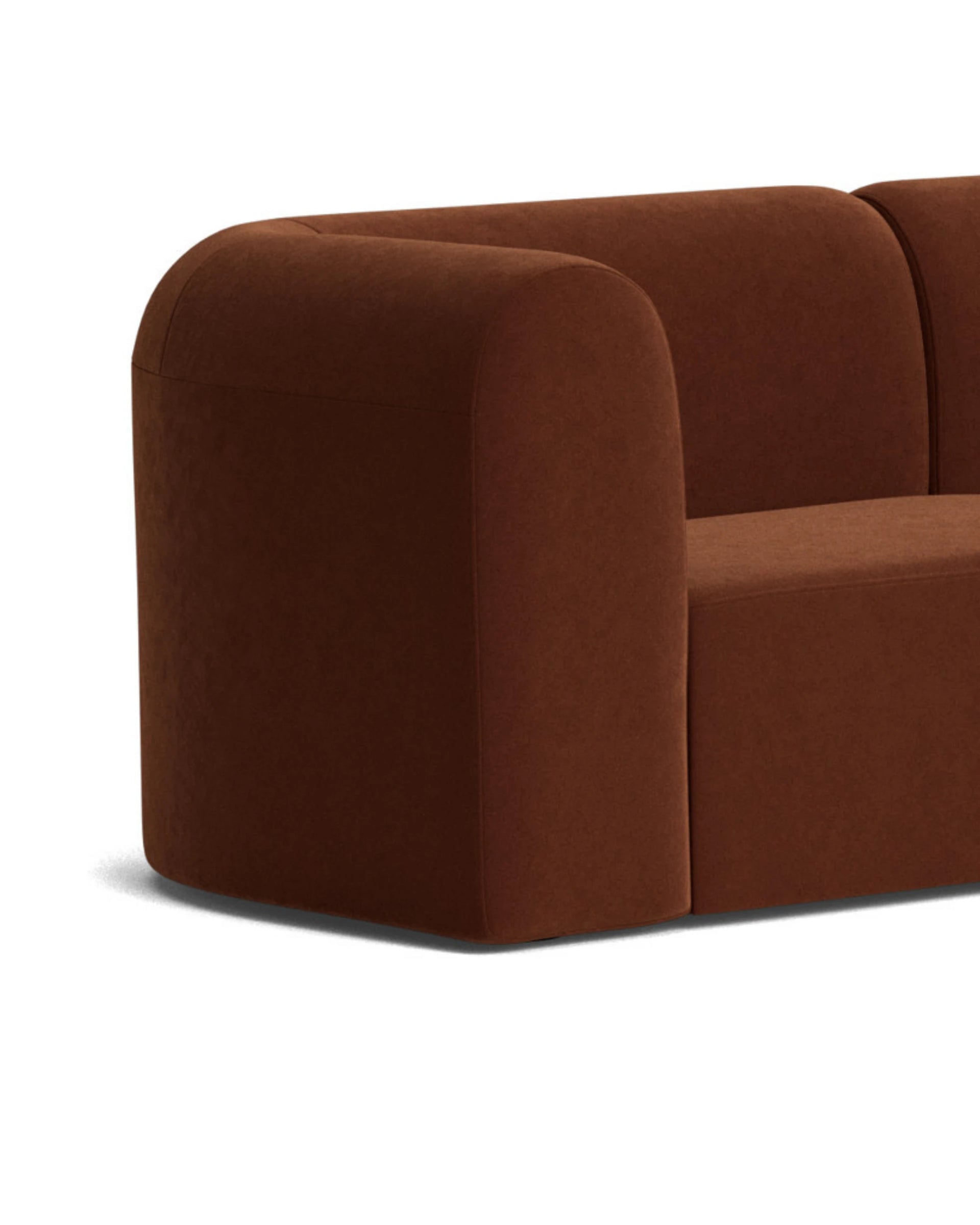 Berg Corner Sofa - Eden Brick