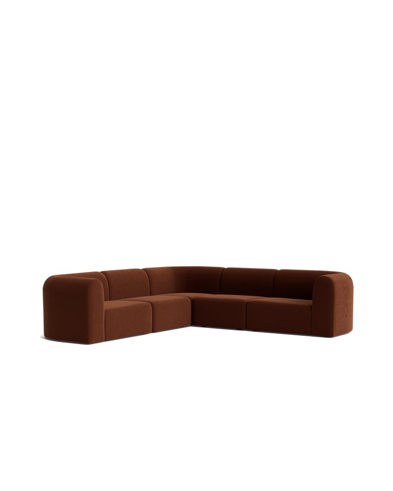 Berg Corner Sofa - Eden Brick