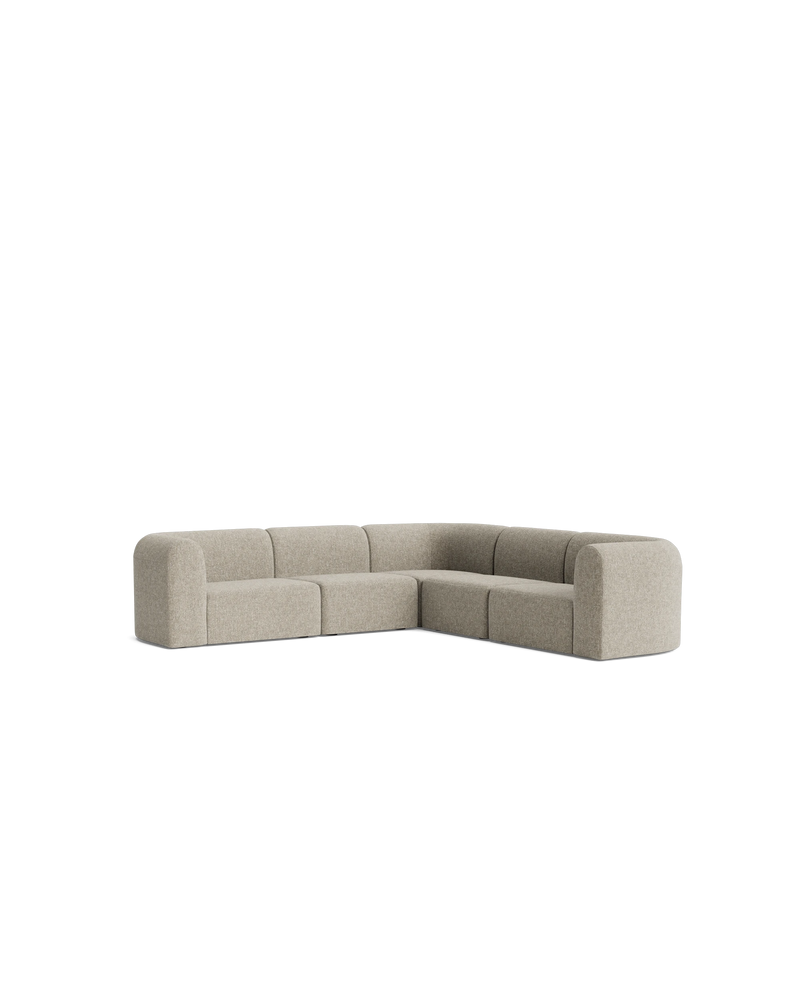 Berg Corner Sofa - Fleck Smoke