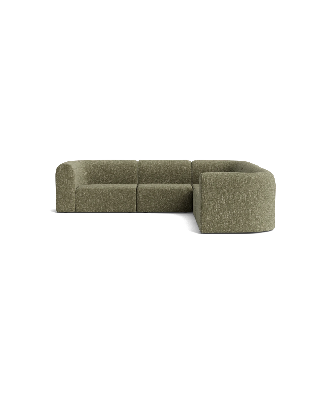 Berg Corner Sofa - Fleck Olive