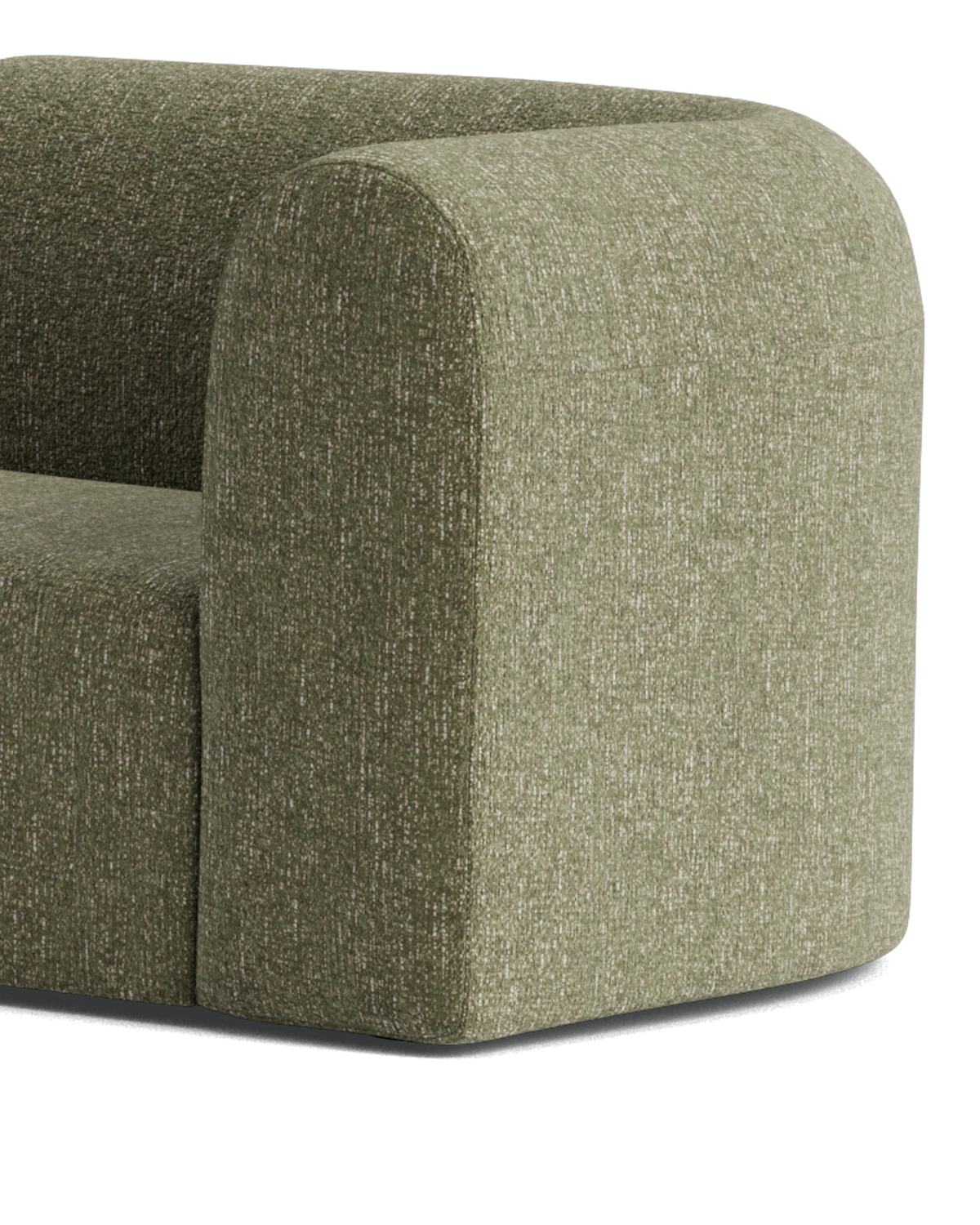 Berg Corner Sofa - Fleck Olive