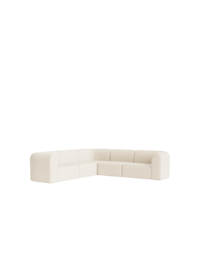 Berg Corner Sofa - Fossil Vanilla