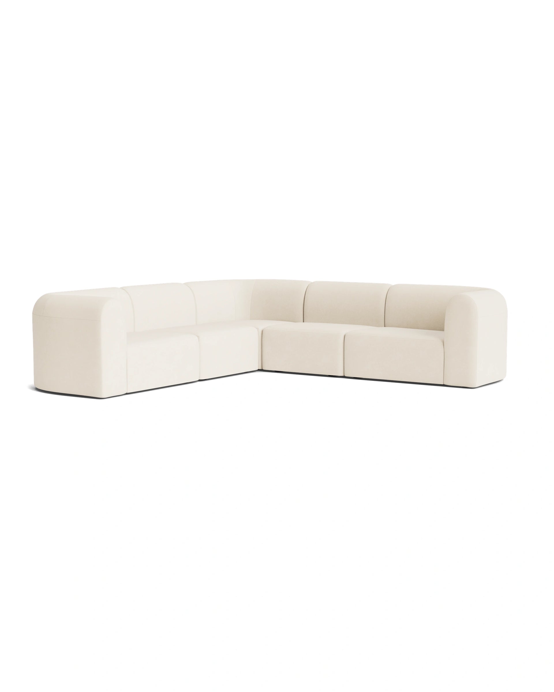 Berg Corner Sofa - Fossil Vanilla