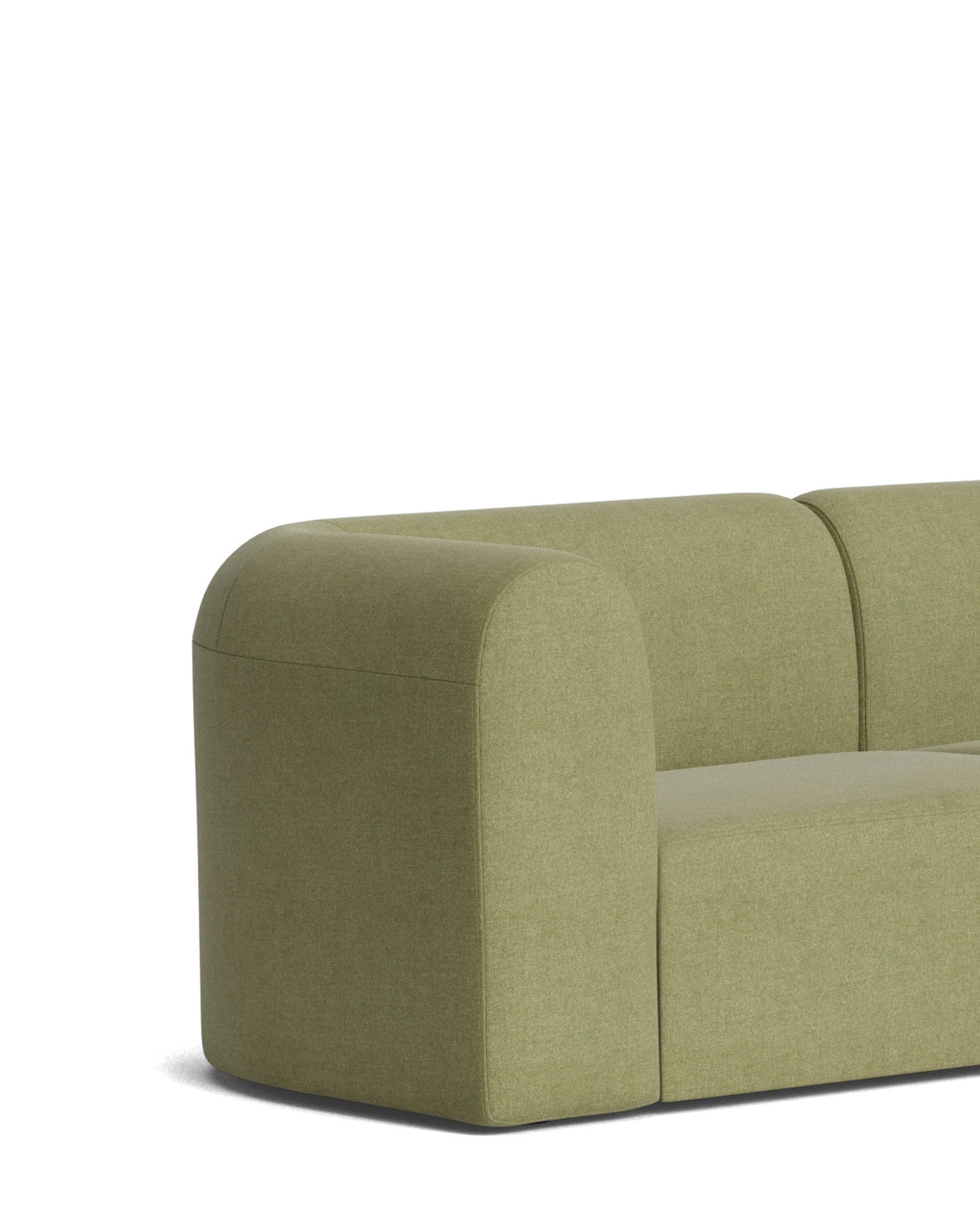 Berg Corner Sofa - Fossil Eucalyptus