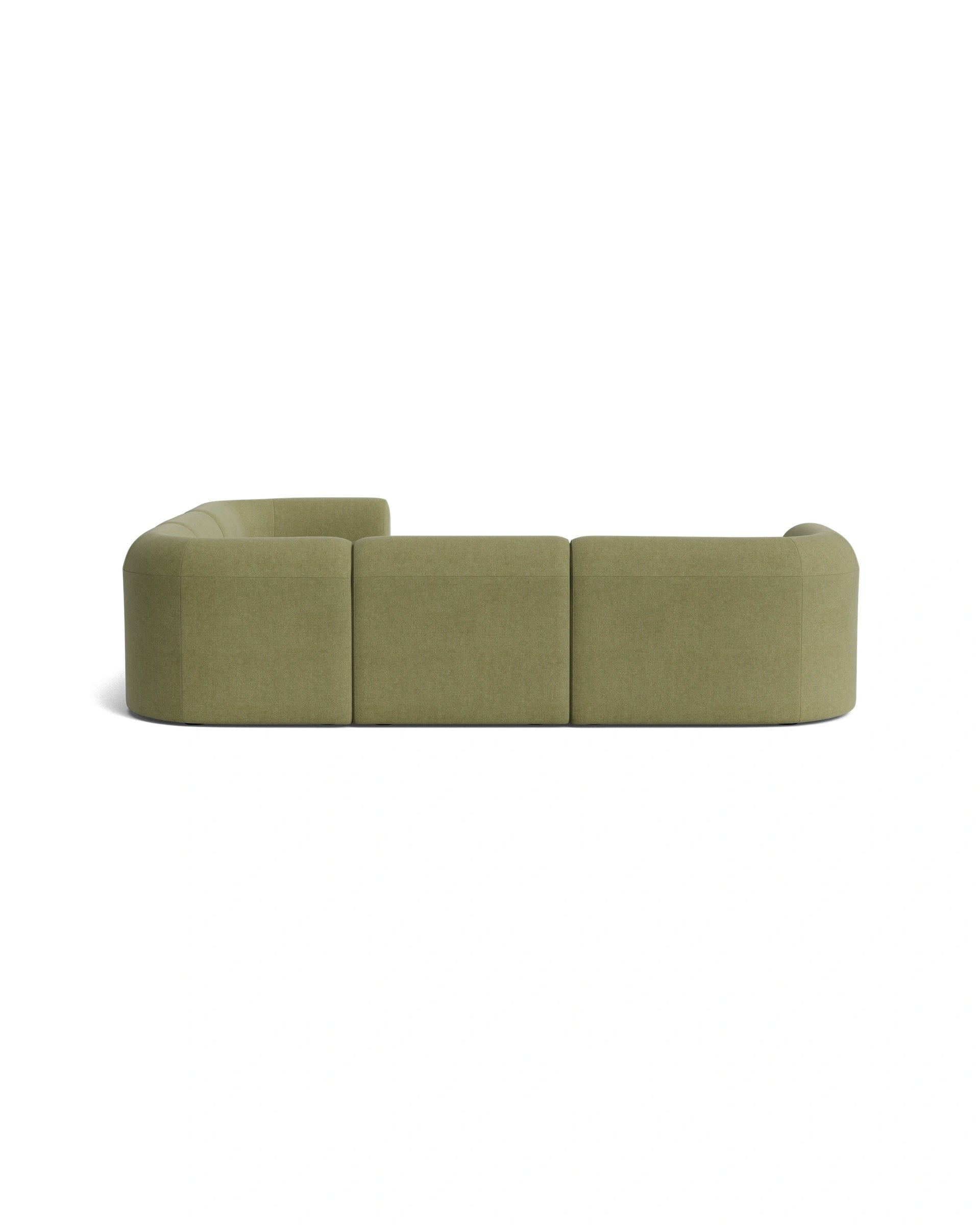 Berg Corner Sofa - Fossil Eucalyptus