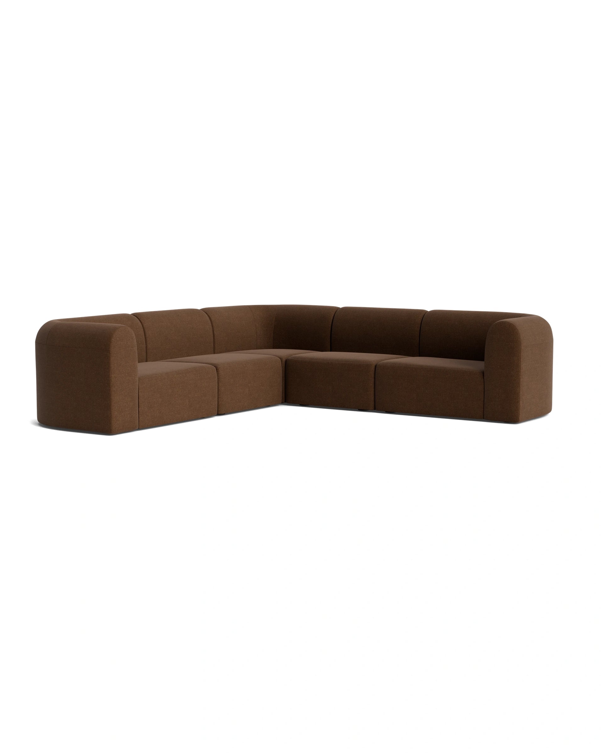 Berg Corner Sofa - Fossil Chocolate
